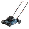Senix 21-Inch 125 cc 4-Cycle Gas Powered Push Lawn Mower, Mulch & Side Discharge, Dual Lever Height Adj. LSPG-M3